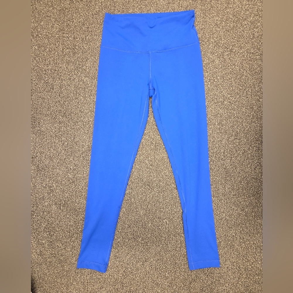 90 Degree By Reflex Blue High-Rise Leggings SMALL
